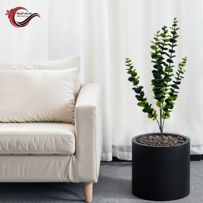 أغصان خضار كاليبتوس ملمس طبيعي - 5 فروع