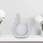 MMM-319-1_مباخر سيراميك شكل شعلة_أبيض (1)