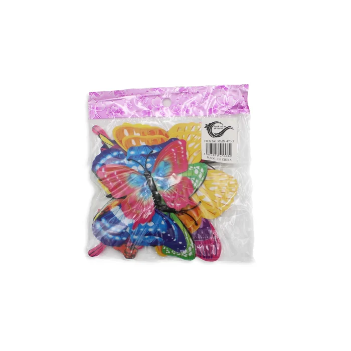 MMM-470-2_Colored 3 (4)_ملصقات فراشات ملونة بمغناطيس ولاصق